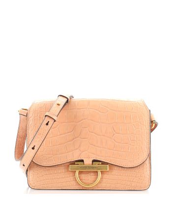 Joanne Shoulder Bag Crocodile Medium